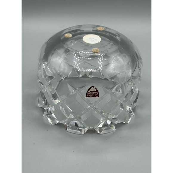 Orrefors Sweden Small Crystal Bowl Dish Scalloped Edges "Sofiero" GUNNAR CYRÉN - Picture 7 of 12